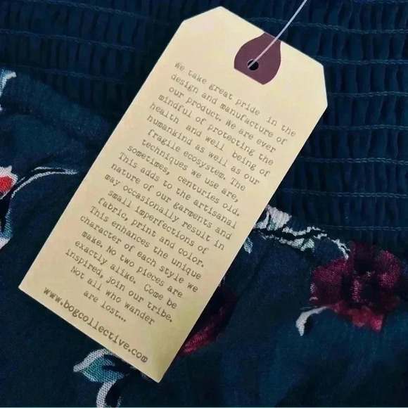 NWT B.O.G. Collective Evergreen Sleeveless Rouge Off Shoulder Peasant Top SizeXL - Picture 10 of 13